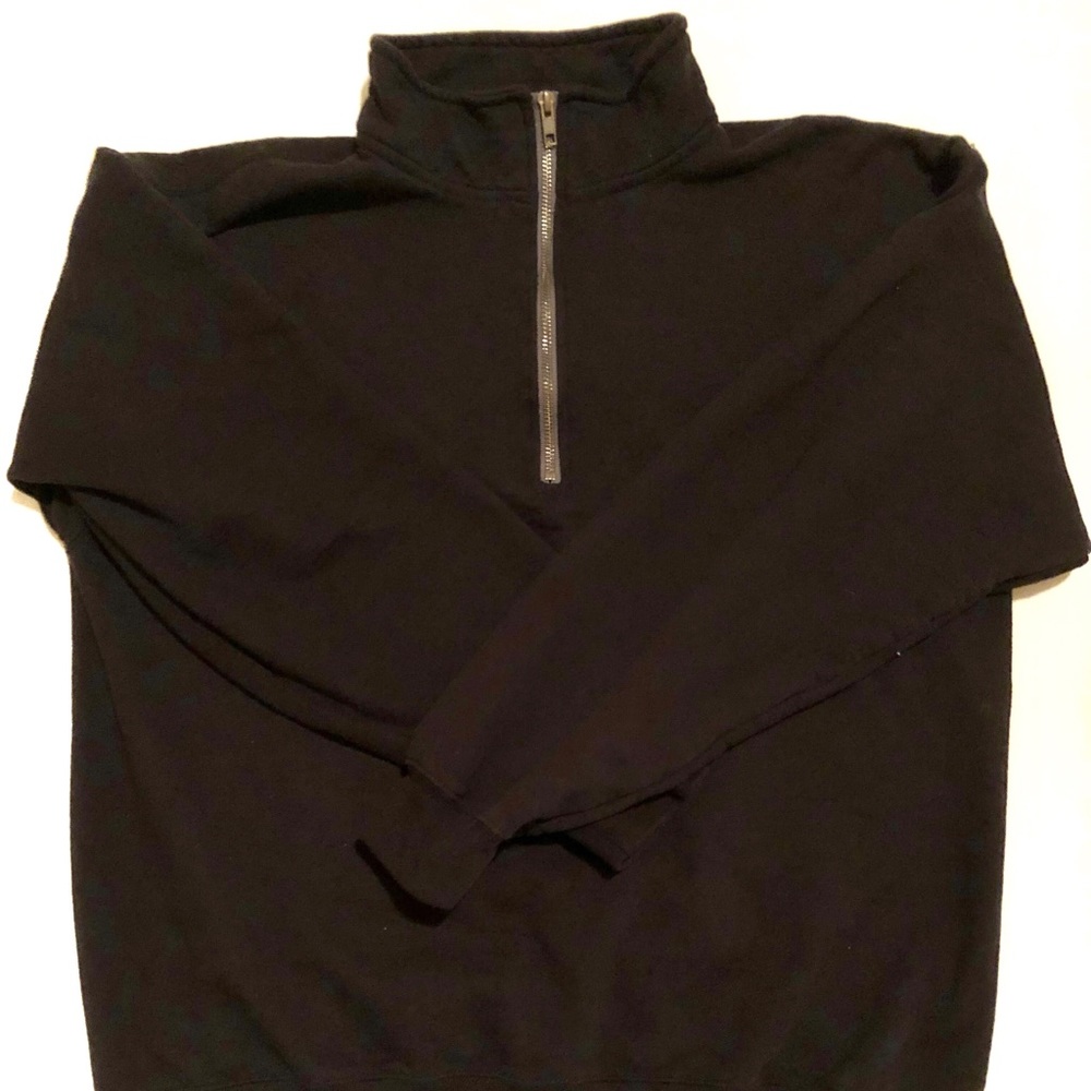 Vintage Oversized Quarter Zip Sweatshirt